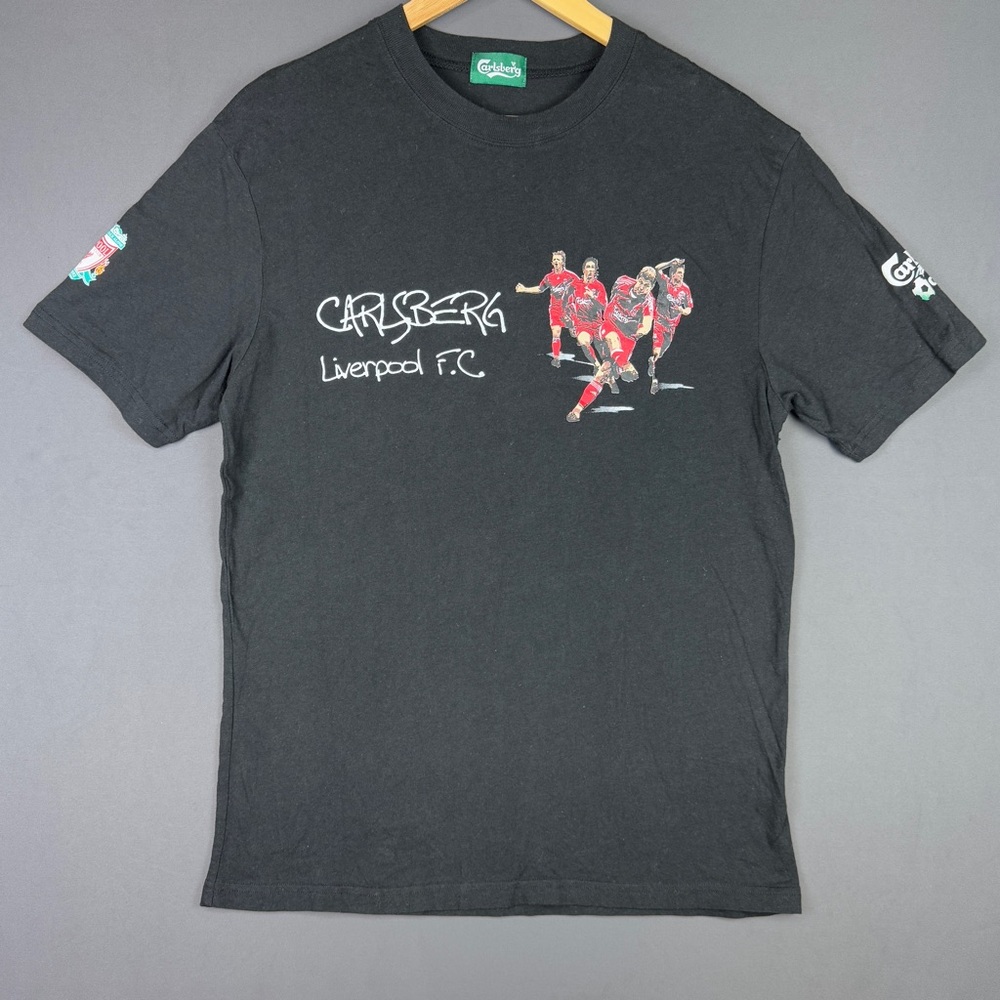Vintage Y2K Carlsberg Beer Football Soccer Liverpool FC Promo Fifa World Cup